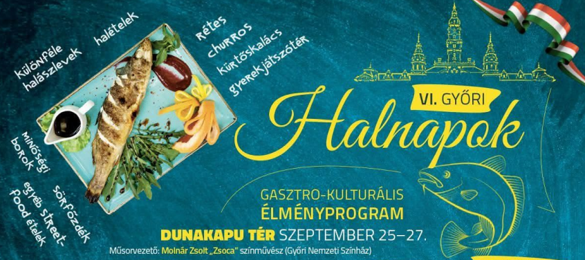 Három nap halakkal, zenével és programokkal – jön a VI. Győri Halnapok