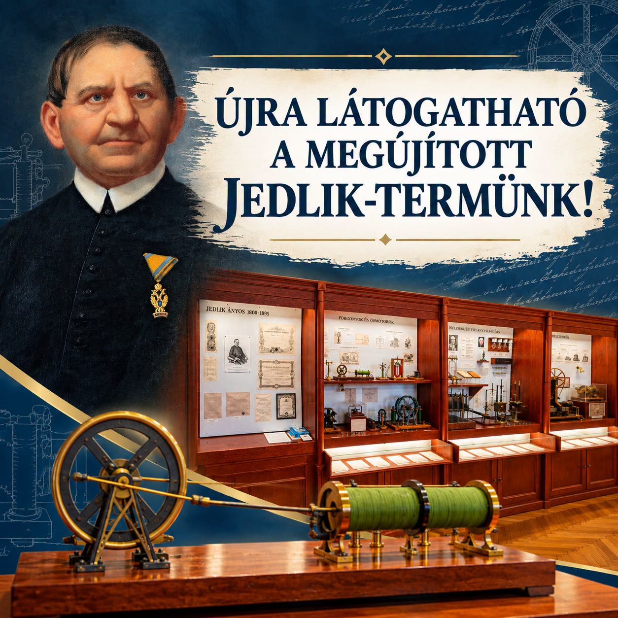 Működő kísérleti eszközök is várnak a Jedlik-teremben